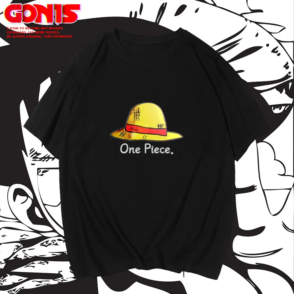 Men Women Blue One Piece T-Shirt Summer Loose Cotton - Image 7