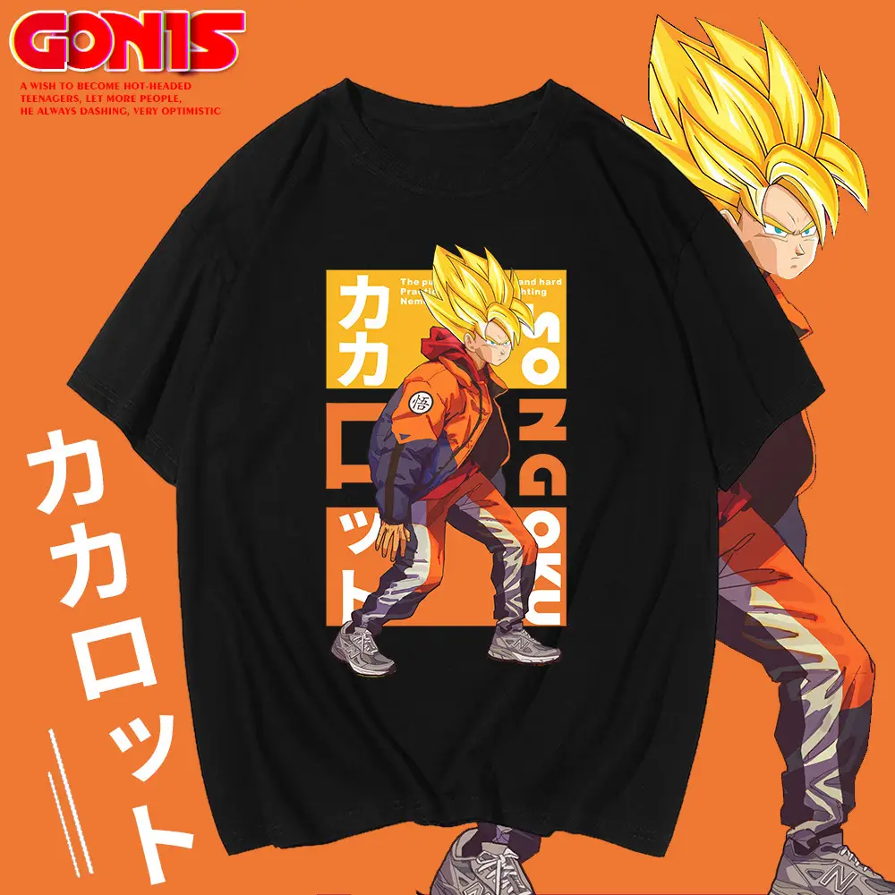Dragon Ball Anime Monkey King T-Shirt Red Teenage Men Women - Image 7