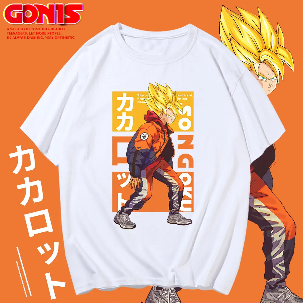 Dragon Ball Anime Monkey King T-Shirt Red Teenage Men Women - Image 8