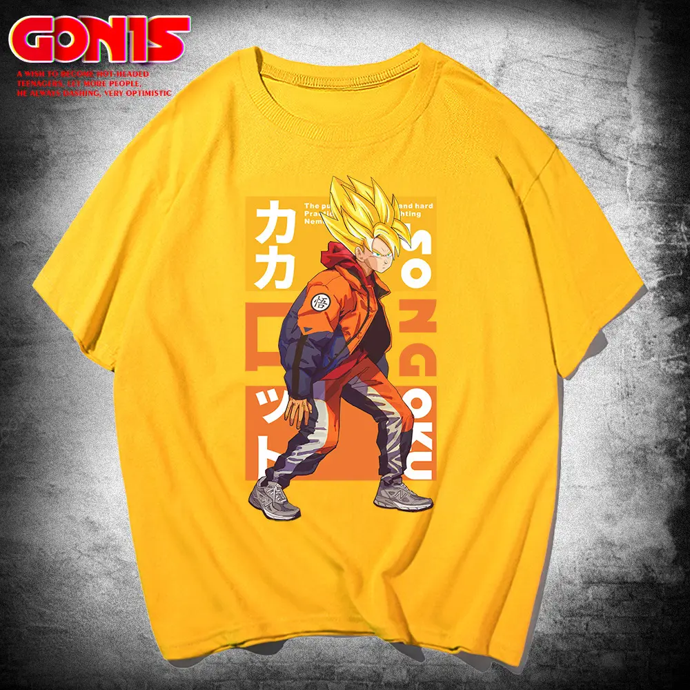 Dragon Ball Anime Monkey King T-Shirt Red Teenage Men Women - Image 3