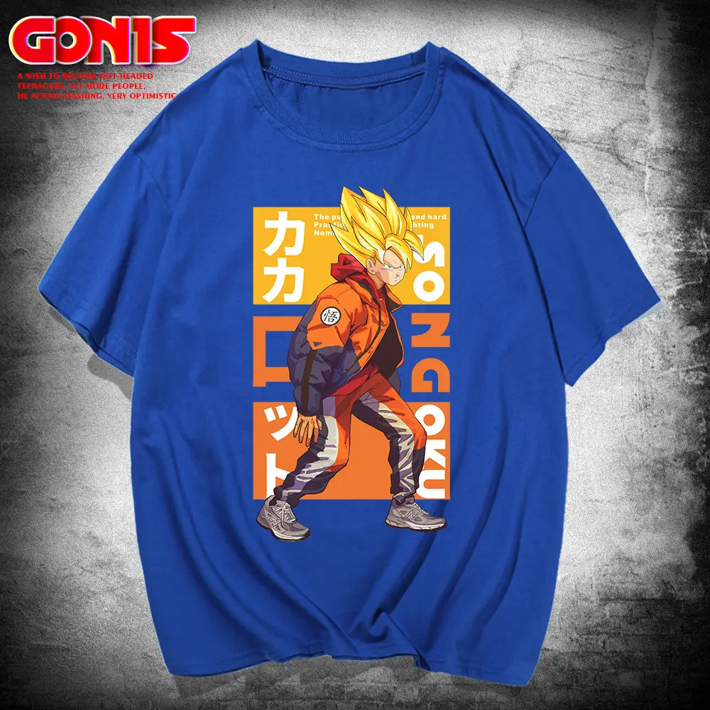 Dragon Ball Anime Monkey King T-Shirt Red Teenage Men Women - Image 5
