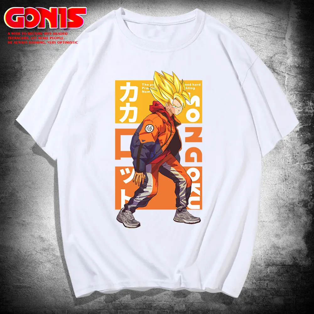 Dragon Ball Anime Monkey King T-Shirt Red Teenage Men Women - Image 2