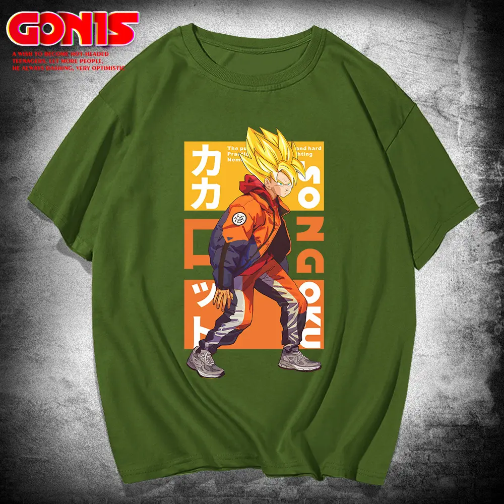 Dragon Ball Anime Monkey King T-Shirt Red Teenage Men Women - Image 6