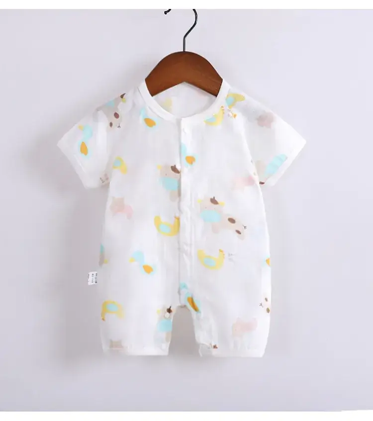 Cotton Printed Jumpsuit for Newborn Summer Lightweight — feature 10