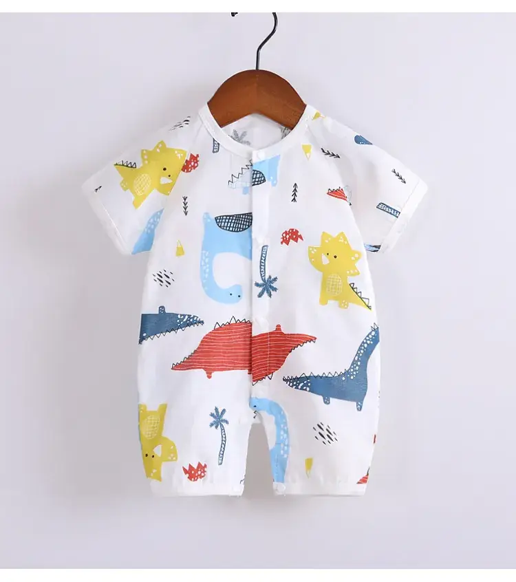 Cotton Printed Jumpsuit for Newborn Summer Lightweight — feature 14