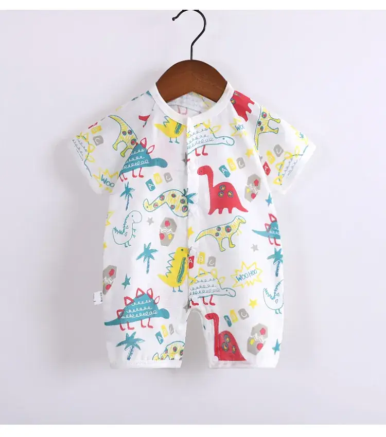 Cotton Printed Jumpsuit for Newborn Summer Lightweight — feature 8