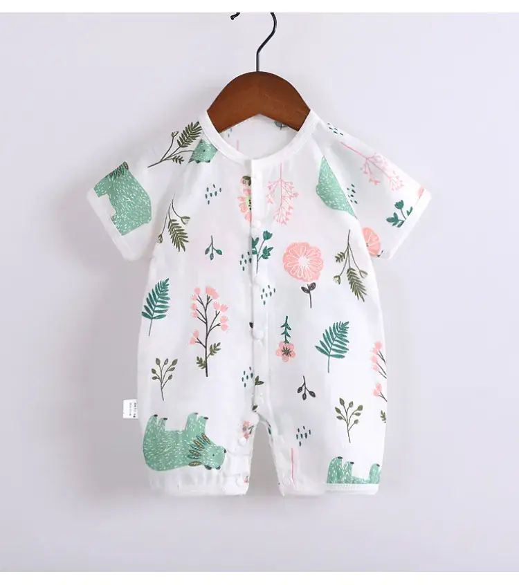 Cotton Printed Jumpsuit for Newborn Summer Lightweight — feature 9