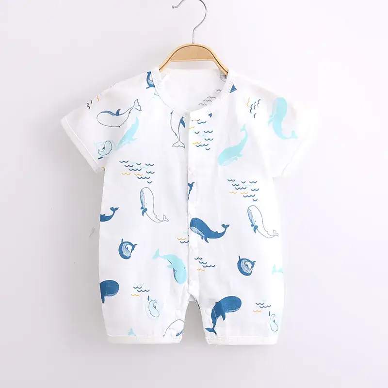 Cotton Printed Jumpsuit for Newborn Summer Lightweight - Image 10