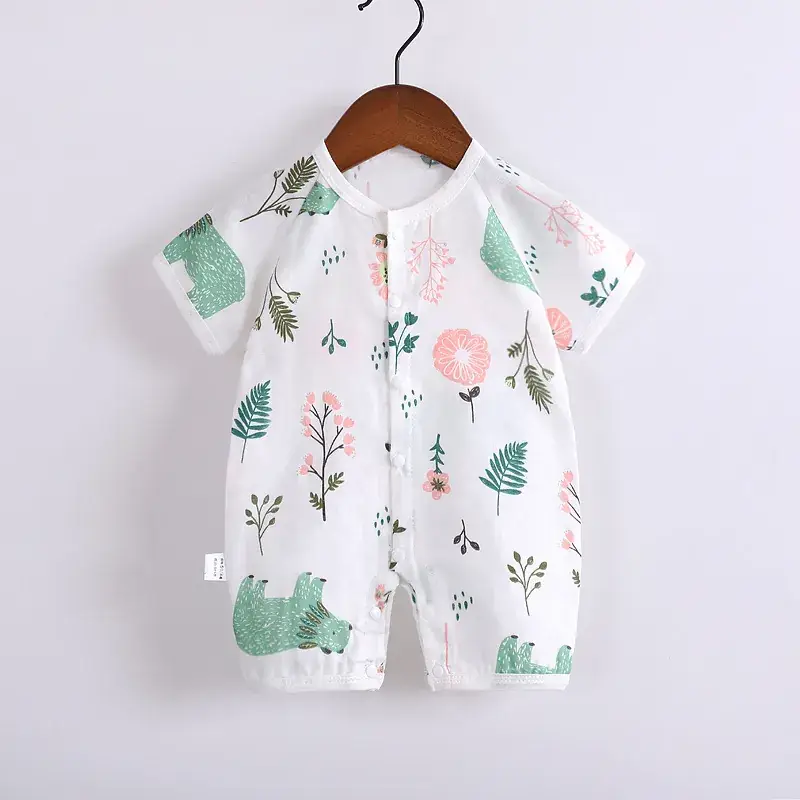 Cotton Printed Jumpsuit for Newborn Summer Lightweight - Image 6
