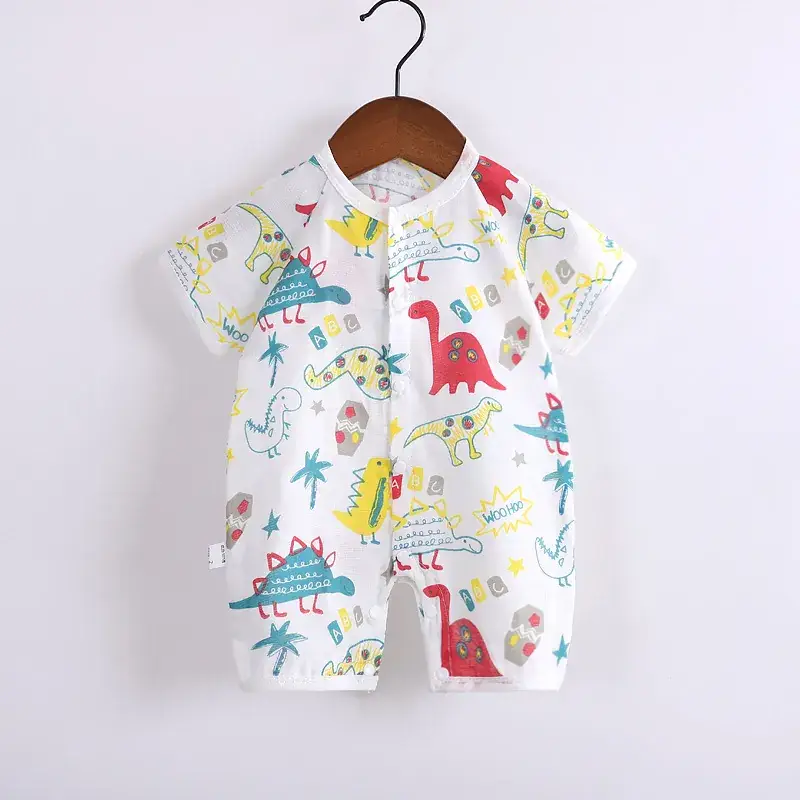 Cotton Printed Jumpsuit for Newborn Summer Lightweight - Image 7