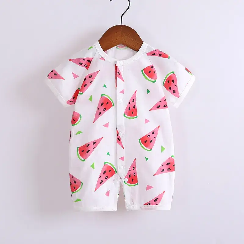 Cotton Printed Jumpsuit for Newborn Summer Lightweight - Image 8
