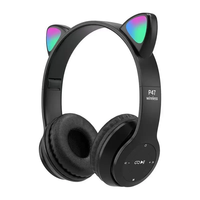 Cat Ear Bluetooth Headset with Flashing Light — feature 10