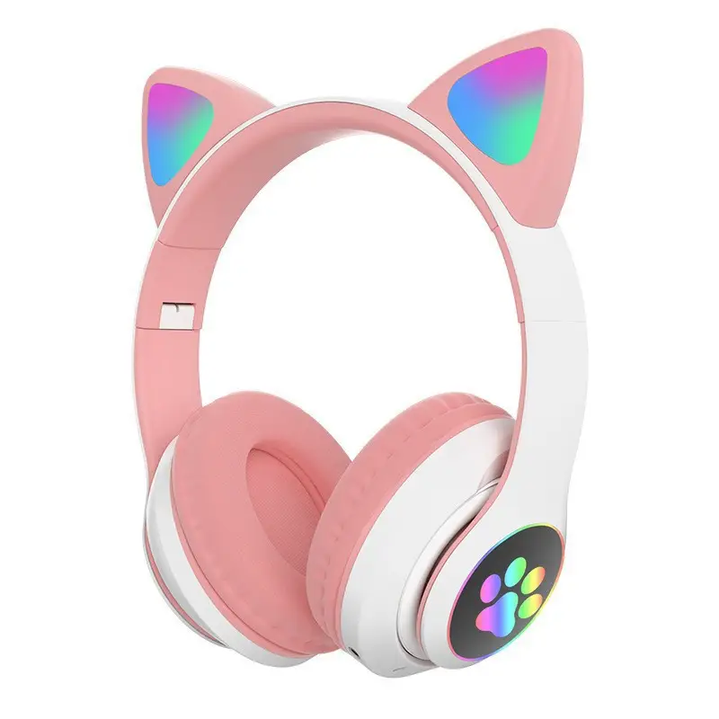 Cat Ear Bluetooth Headset with Flashing Light - Image 3