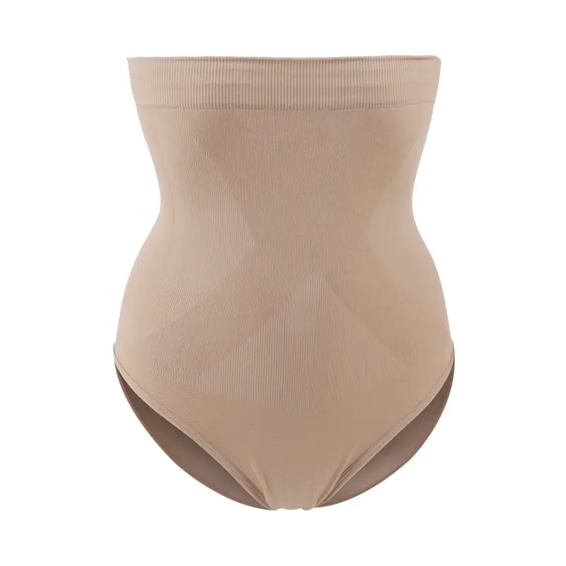 Women's High Waist Shaping Pants Non-Slip Beige
