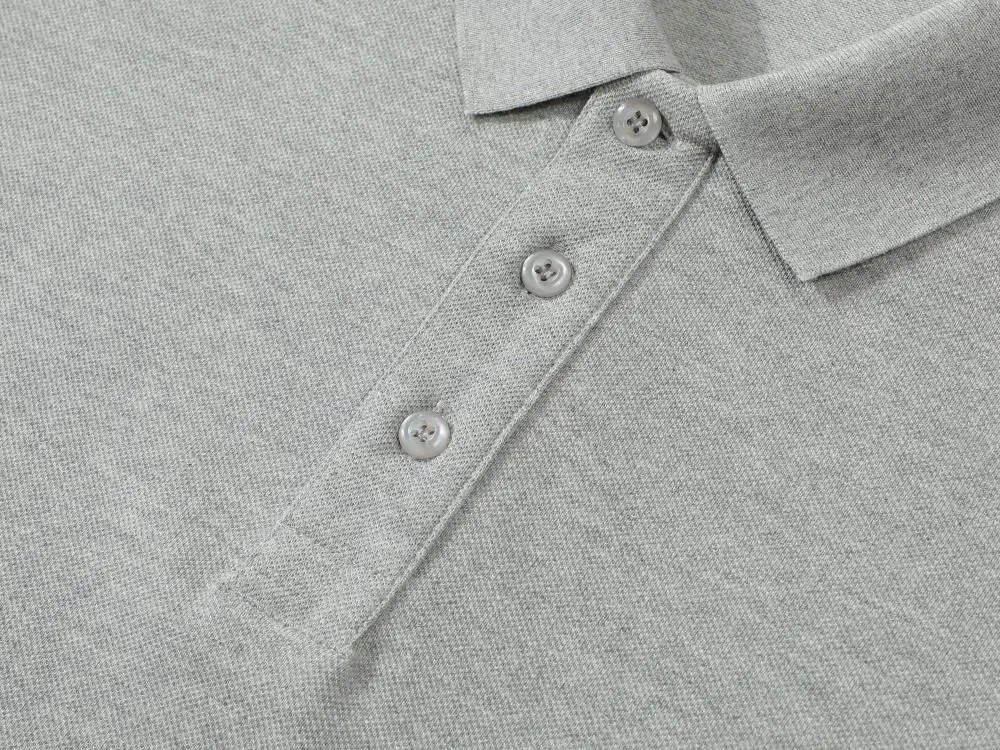 Men Red Polo Shirt with Collar Embroidery — feature 13