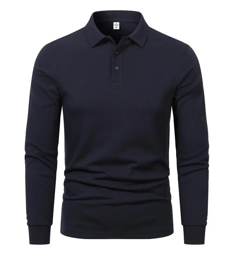 Men Red Polo Shirt with Collar Embroidery - Image 6
