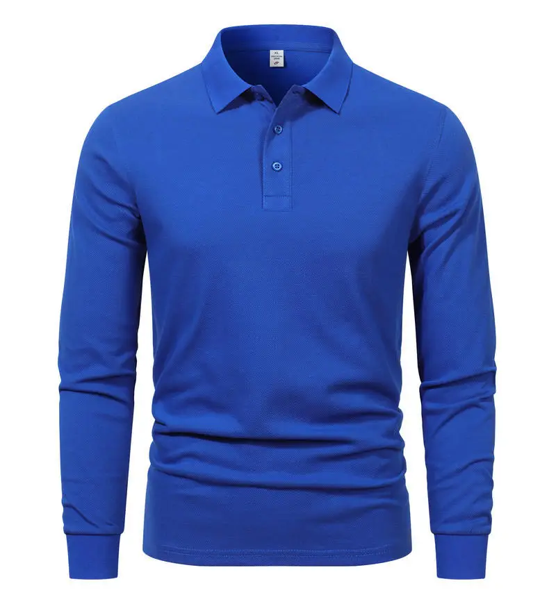 Men Red Polo Shirt with Collar Embroidery - Image 7