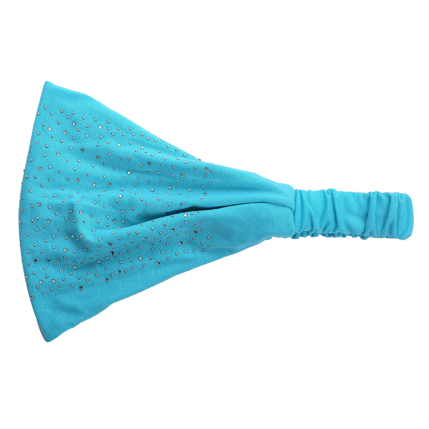 Blue Rhinestone Elastic Headband for Women - Image 14