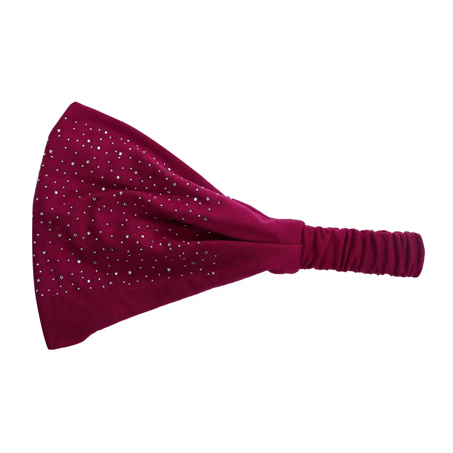 Blue Rhinestone Elastic Headband for Women - Image 8