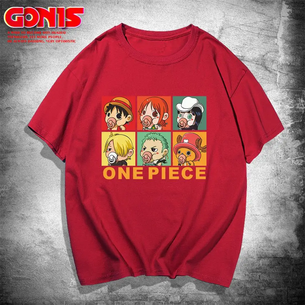 One Piece Anime T-Shirt Green Boys Half Sleeve Summer - Image 4