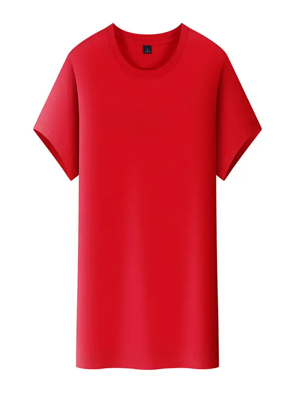 Merceurized Cotton Crew Neck Short Sleeve T-Shirt for Work & Culture - Image 21