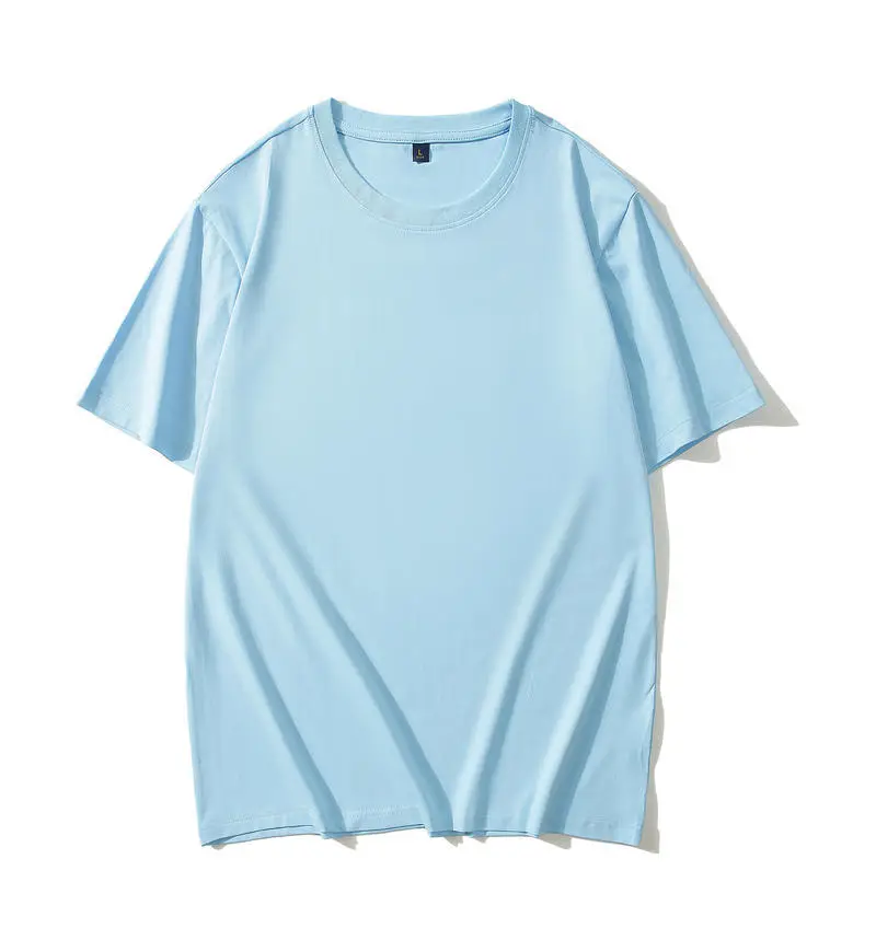 Merceurized Cotton Crew Neck Short Sleeve T-Shirt for Work & Culture - Image 14