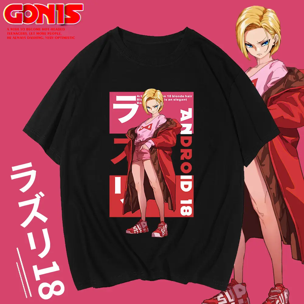 Japanese Anime Dragon Ball T-Shirt White Cotton Summer Men Women