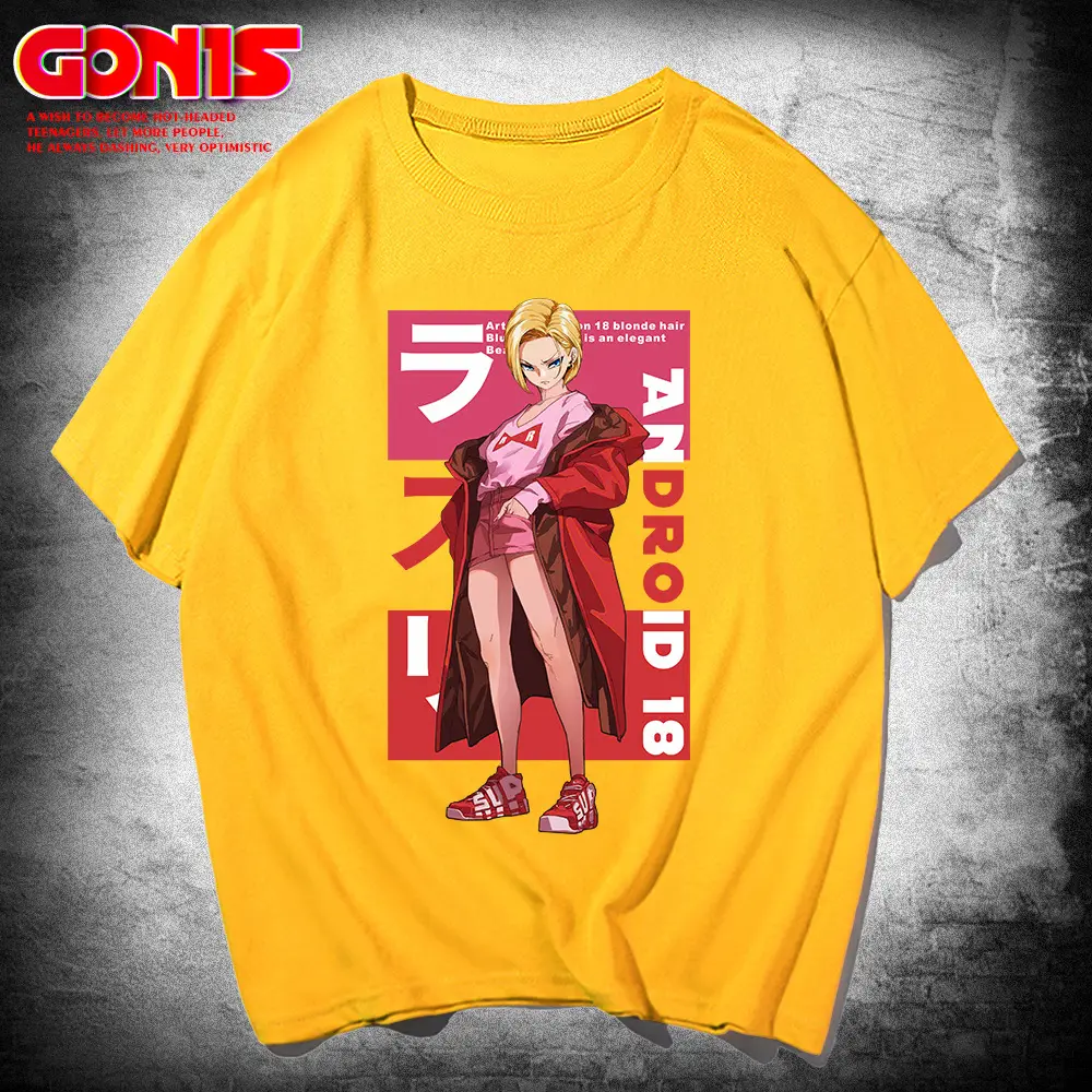Japanese Anime Dragon Ball T-Shirt White Cotton Summer Men Women