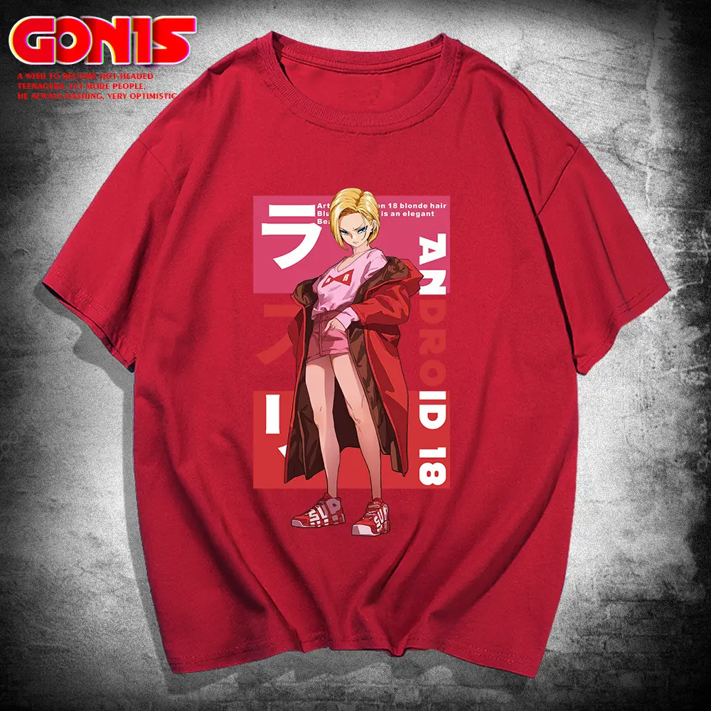 Japanese Anime Dragon Ball T-Shirt White Cotton Summer Men Women