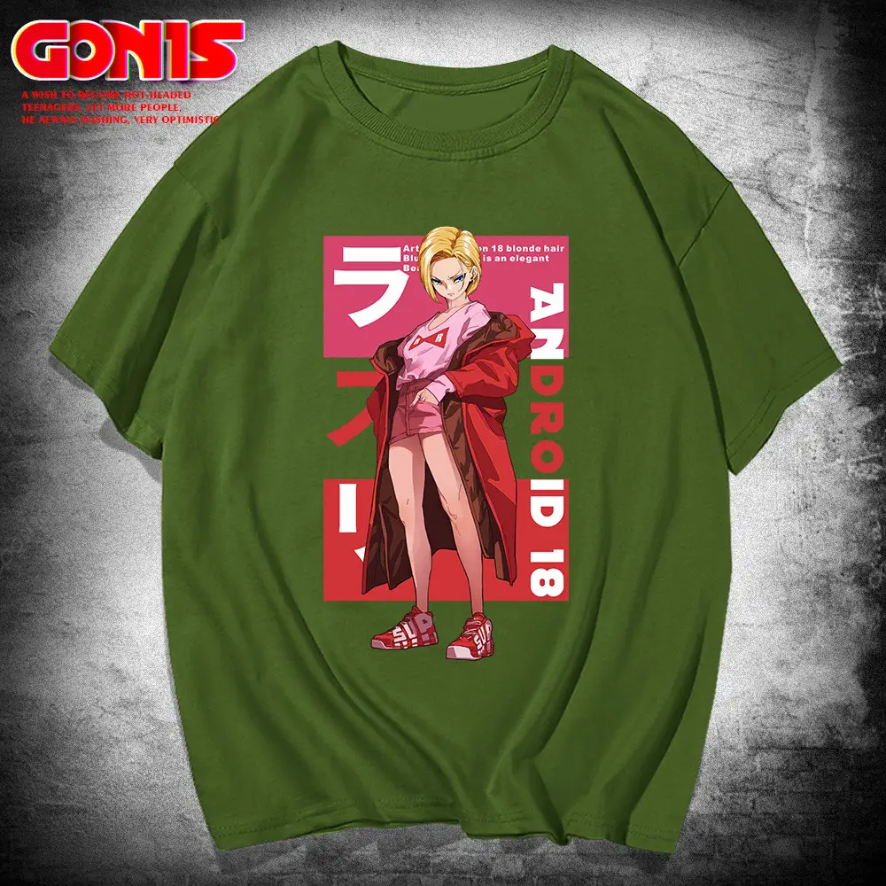 Japanese Anime Dragon Ball T-Shirt White Cotton Summer Men Women