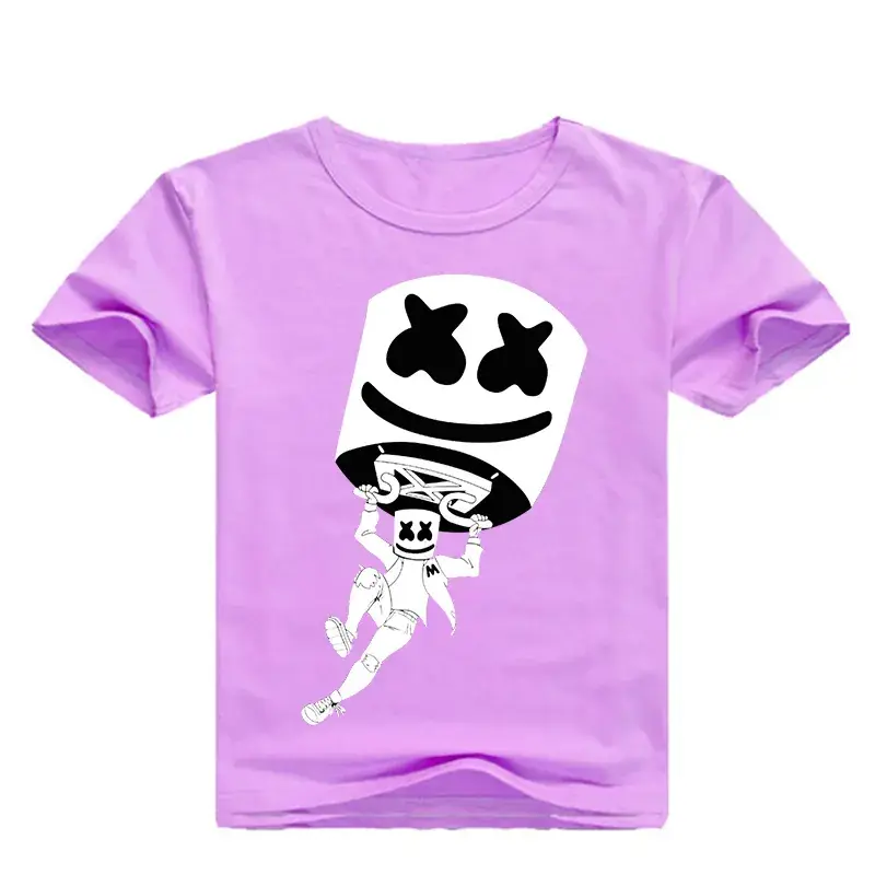 Men Women Cartoon Print T-Shirt White Black 0331 - Image 5