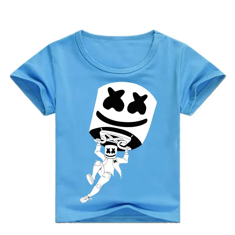 Men Women Cartoon Print T-Shirt White Black 0331 - Image 7