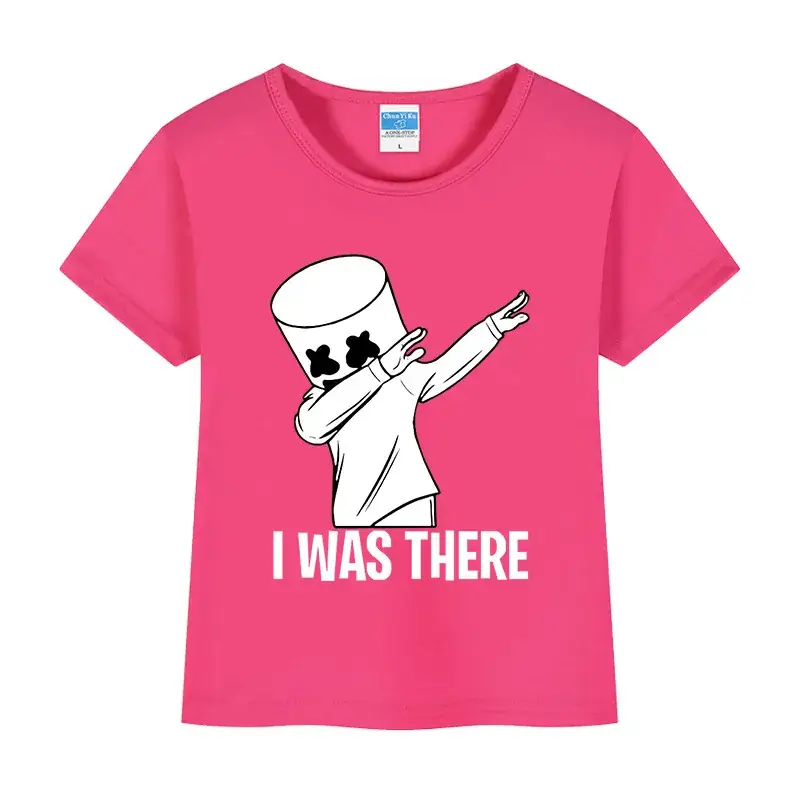 Pink T-Shirt with Cartoon Design 95% Cotton - Image 10