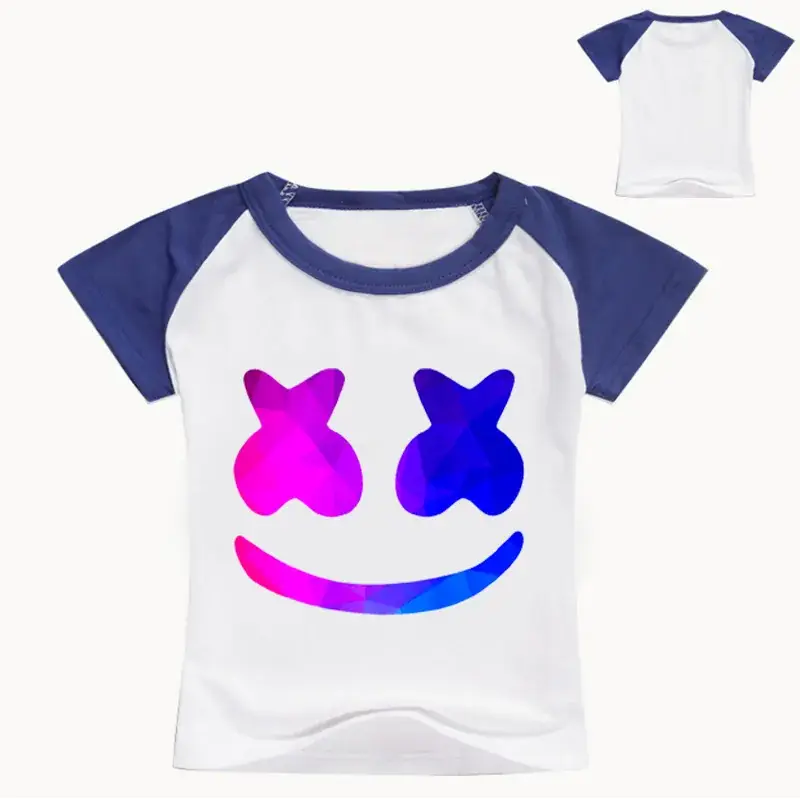 Pink Printed T-Shirt for Girls with Smile Design — feature 10
