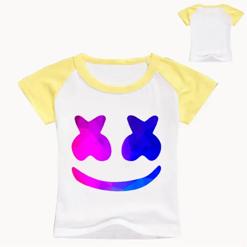 Pink Printed T-Shirt for Girls with Smile Design — feature 13