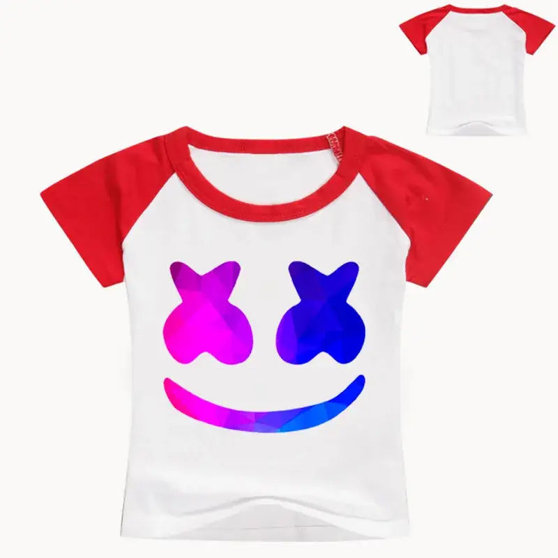 Pink Printed T-Shirt for Girls with Smile Design — feature 9