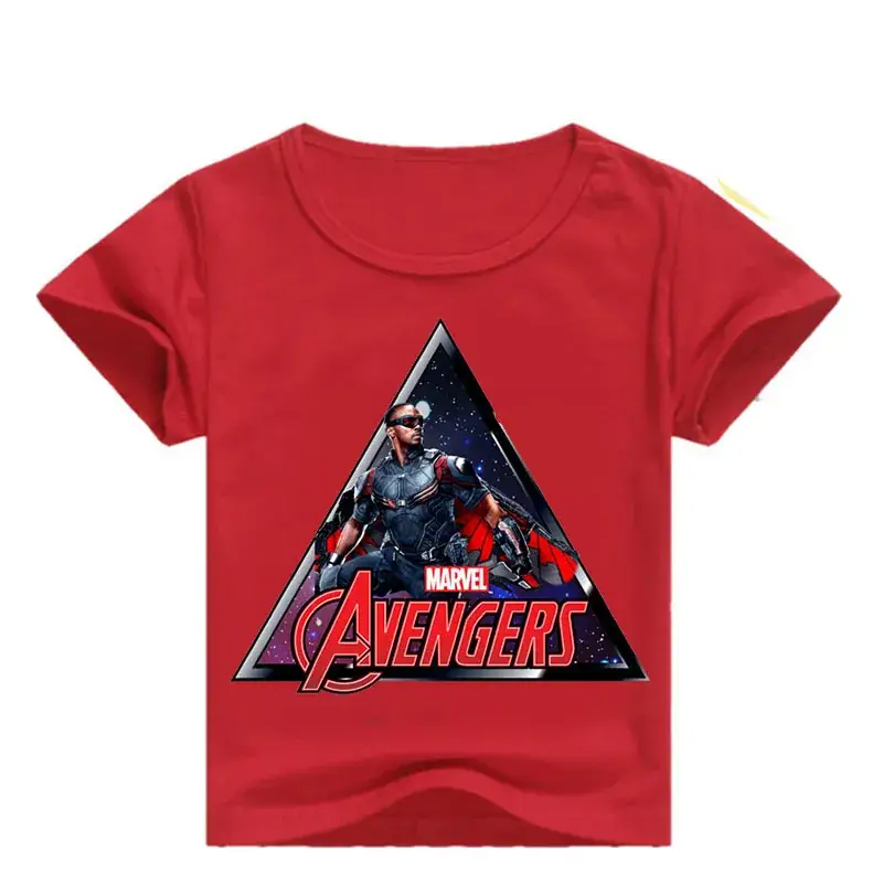 Avengers Boys T-Shirt White Blue 0361 — feature 5