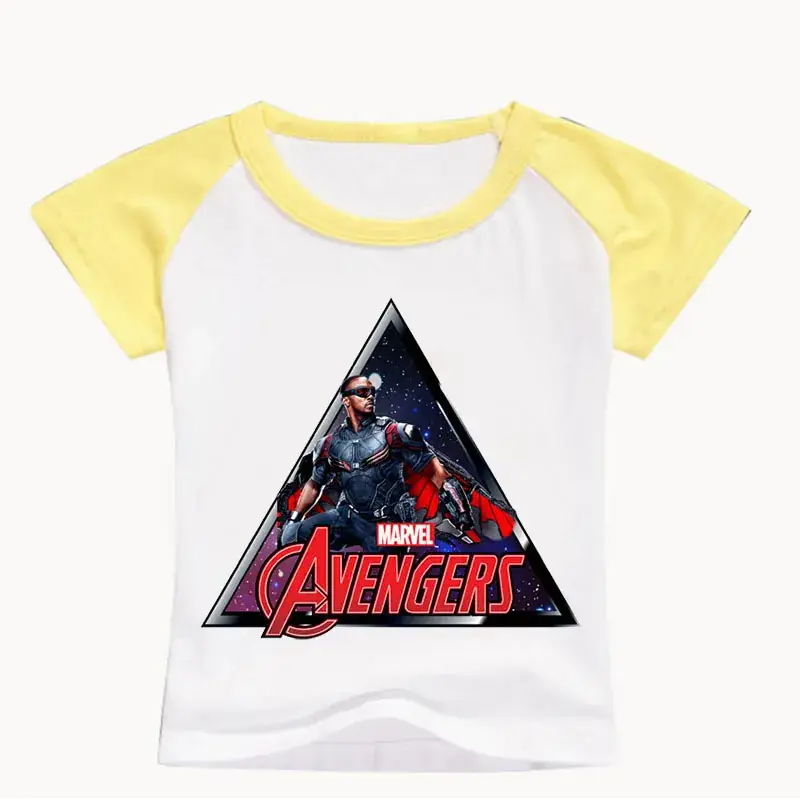 Avengers Boys T-Shirt White Blue 0361 - Image 10