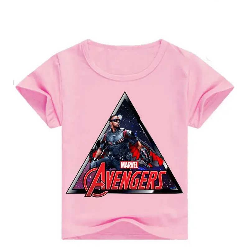 Avengers Boys T-Shirt White Blue 0361 - Image 2
