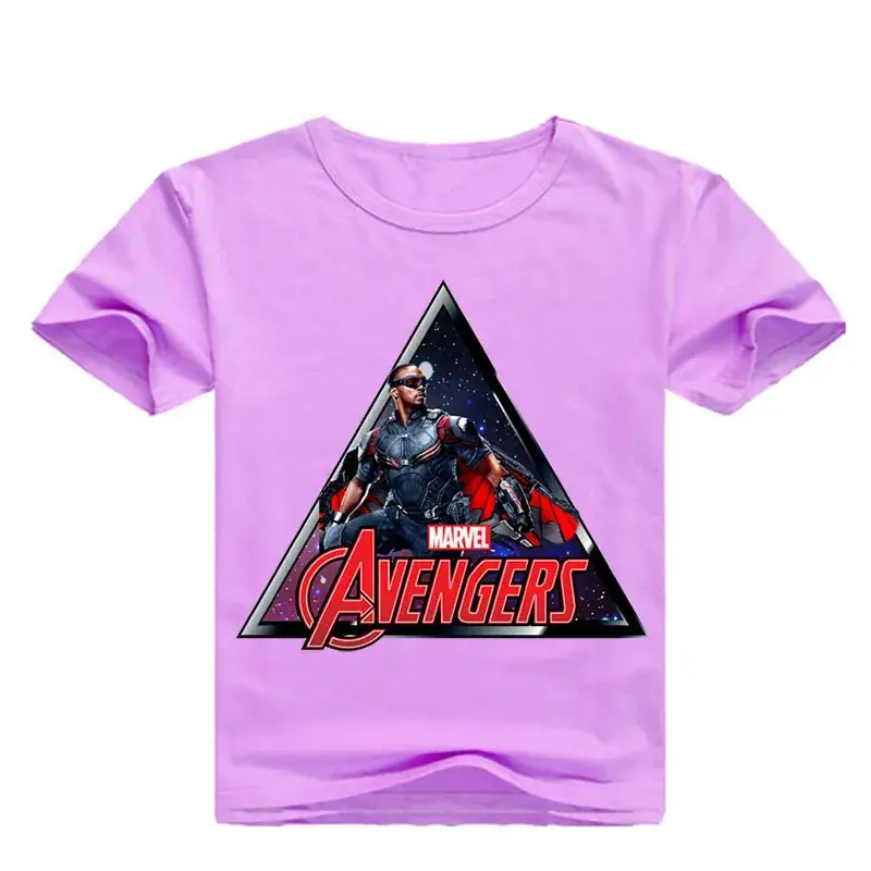 Avengers Boys T-Shirt White Blue 0361 - Image 5