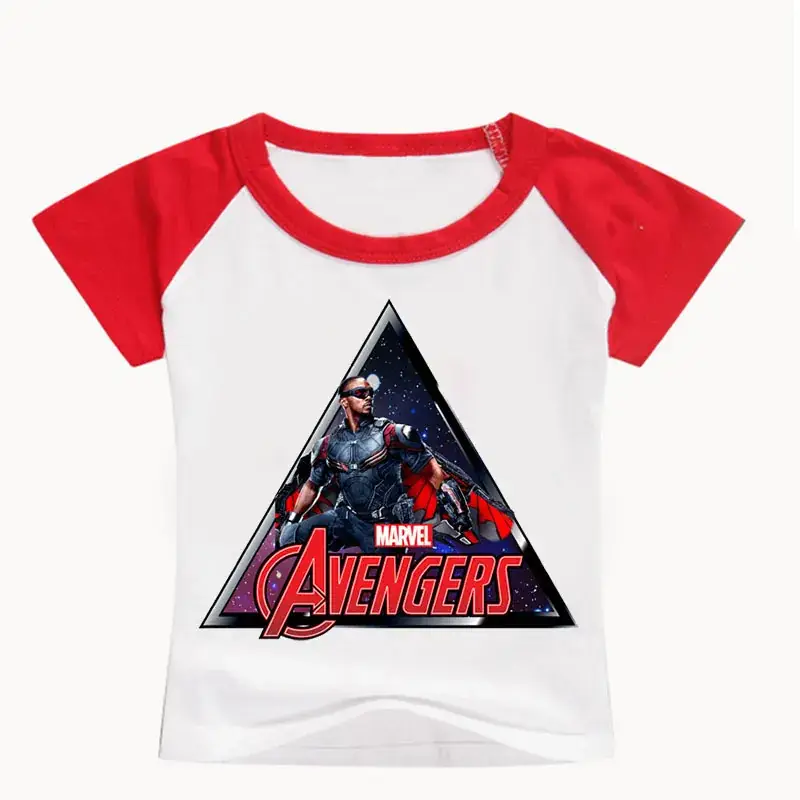 Avengers Boys T-Shirt White Blue 0361 - Image 8
