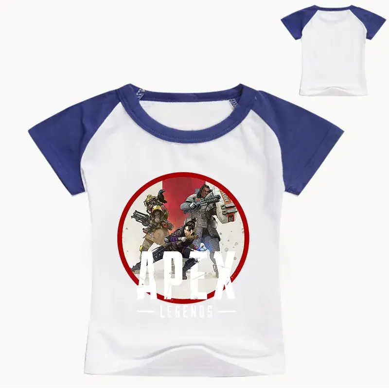 Children's Printed T-Shirt Yellow White Summer Casual — feature 10