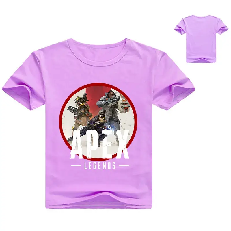 Children's Printed T-Shirt Yellow White Summer Casual — feature 3