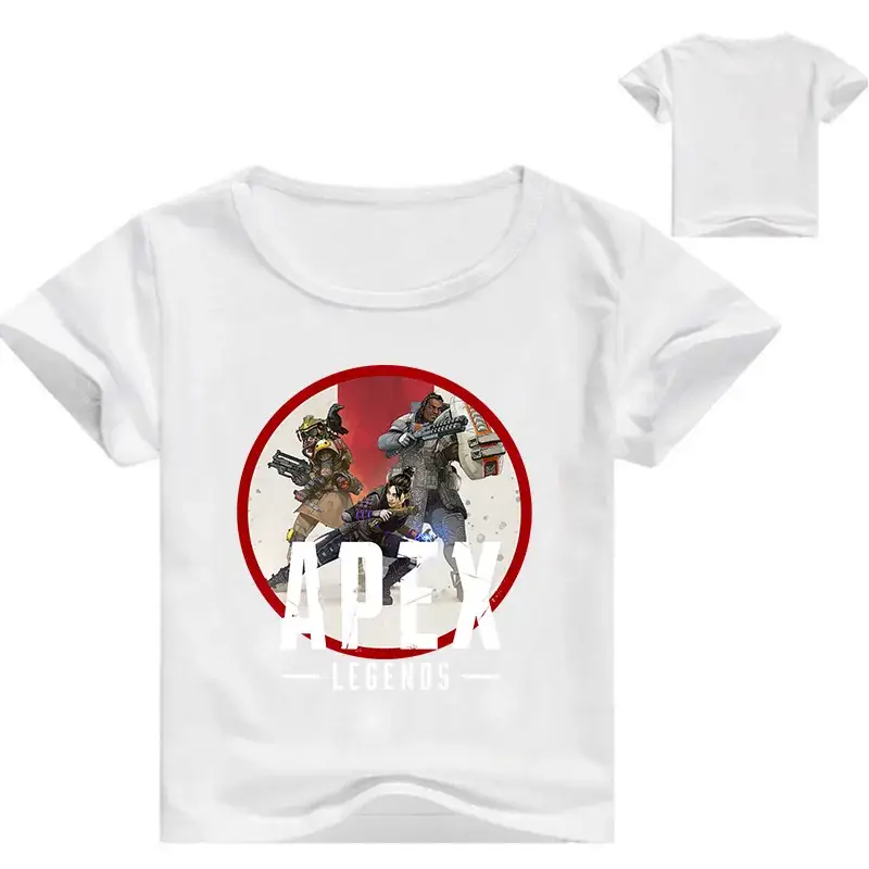 Children's Printed T-Shirt Yellow White Summer Casual — feature 5