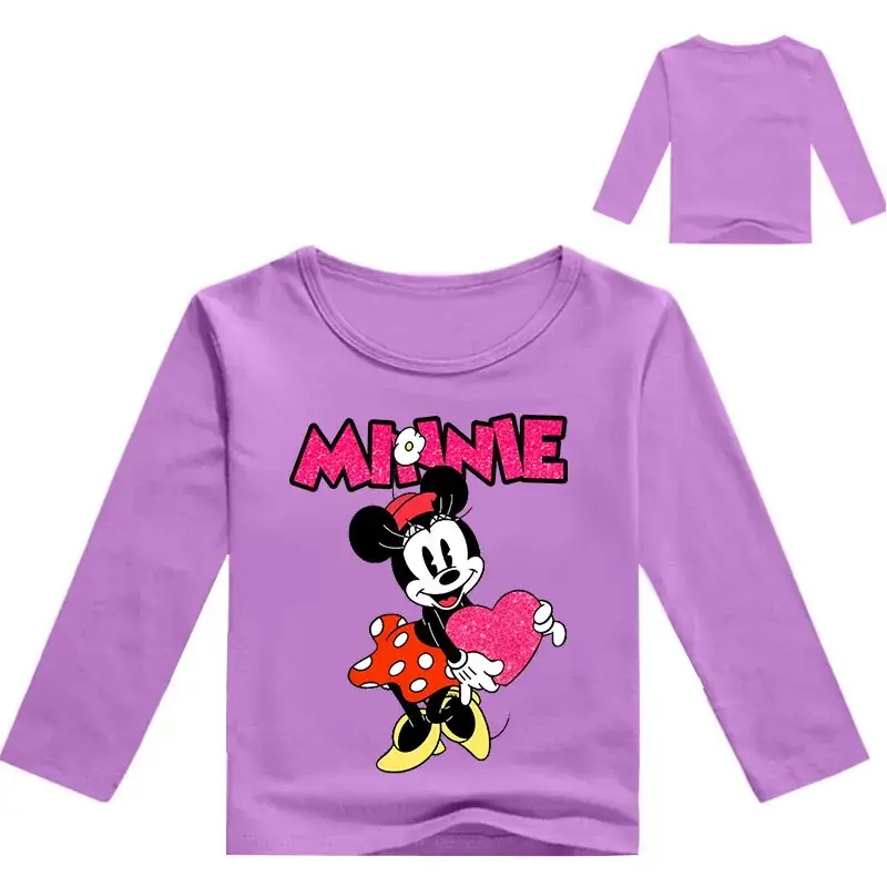 Minnie Mouse Yellow Long Sleeve Raglan Top - Image 5