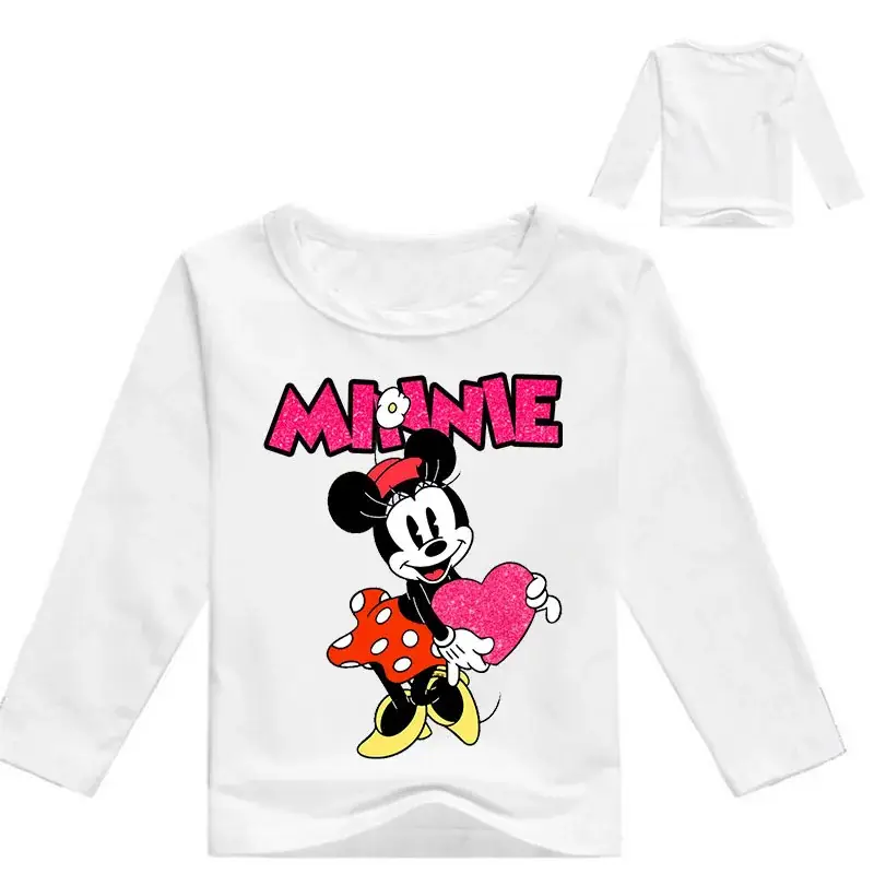 Minnie Mouse Yellow Long Sleeve Raglan Top — feature 2