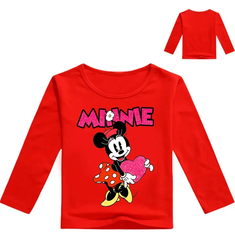 Minnie Mouse Yellow Long Sleeve Raglan Top — feature 5
