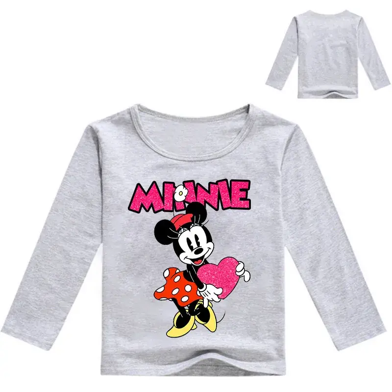 Minnie Mouse Yellow Long Sleeve Raglan Top — feature 7