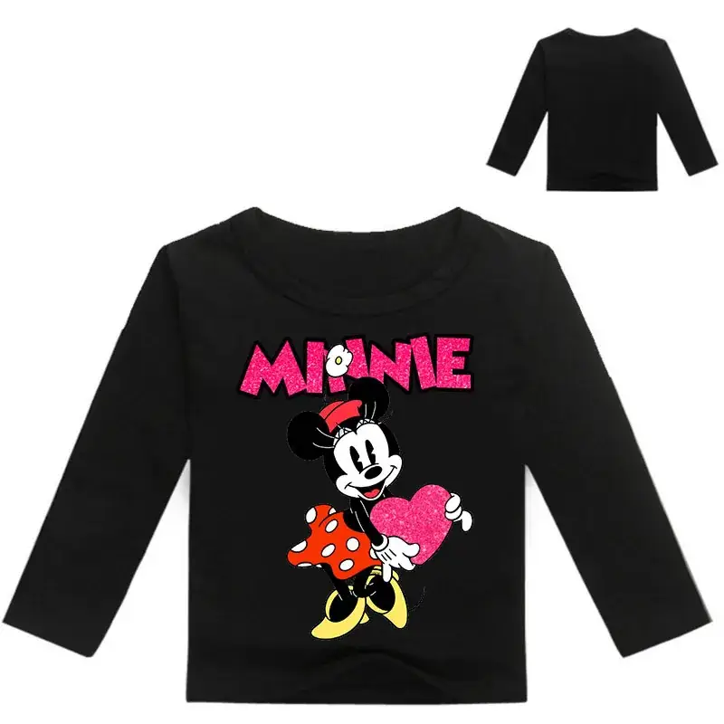 Minnie Mouse Yellow Long Sleeve Raglan Top — feature 8