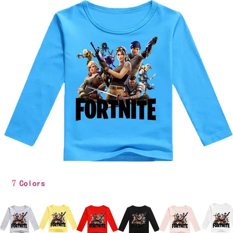 Fortnite Printed Long Sleeve T-Shirt for Kids Gray - Image 13
